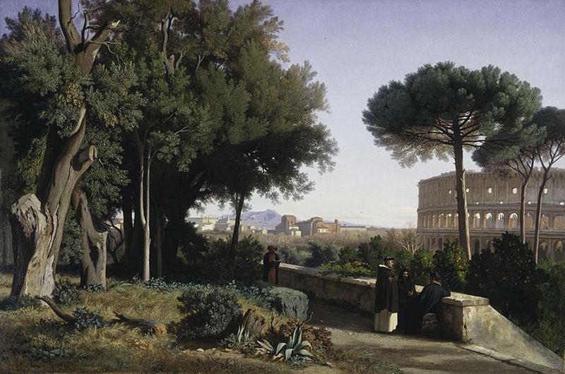 Jean-Achille Benouville Colosseum Viewed from the Palatine oil painting picture